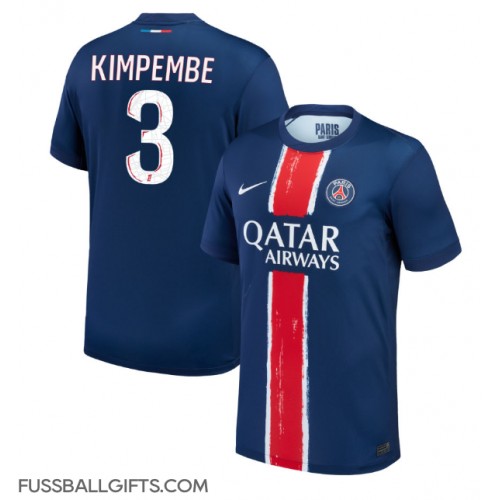 Paris Saint-Germain Presnel Kimpembe #3 Fußballbekleidung Heimtrikot 2024-25 Kurzarm